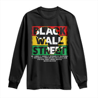 Black Wall Street Long Sleeve Shirt Tulsa Black History Month Africa Map