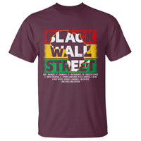 Black Wall Street T Shirt Tulsa Black History Month Africa Map