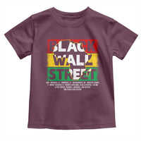 Black Wall Street Toddler T Shirt Tulsa Black History Month Africa Map