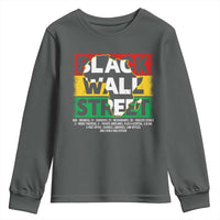 Black Wall Street Youth Sweatshirt Tulsa Black History Month Africa Map