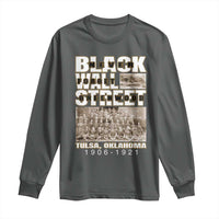 Never Forget Greenwood Black Wall Street Long Sleeve Shirt Black History Month