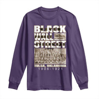 Never Forget Greenwood Black Wall Street Long Sleeve Shirt Black History Month