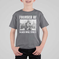 Founder Of Black Wall Street O.W. Gurley T Shirt For Kid Black History Month