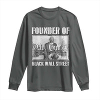 Founder Of Black Wall Street O.W. Gurley Long Sleeve Shirt Black History Month