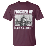 Founder Of Black Wall Street O.W. Gurley T Shirt Black History Month