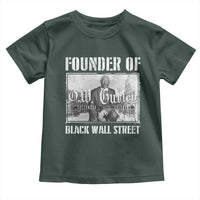 Founder Of Black Wall Street O.W. Gurley Toddler T Shirt Black History Month