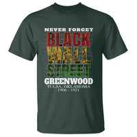 Never Forget Black Wall Street T Shirt Tulsa Oklahoma Black History Month