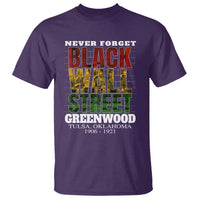 Never Forget Black Wall Street T Shirt Tulsa Oklahoma Black History Month