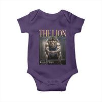 Funny The Lion Doesnt Wipe Baby Onesie Gen Z Joke Brainrot Raunchy Meme