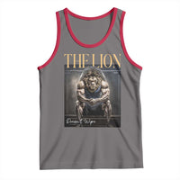 Funny The Lion Doesnt Wipe Tank Top Gen Z Joke Brainrot Raunchy Meme