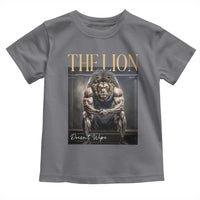 Funny The Lion Doesnt Wipe Toddler T Shirt Gen Z Joke Brainrot Raunchy Meme
