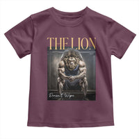 Funny The Lion Doesnt Wipe Toddler T Shirt Gen Z Joke Brainrot Raunchy Meme