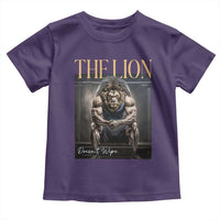 Funny The Lion Doesnt Wipe Toddler T Shirt Gen Z Joke Brainrot Raunchy Meme