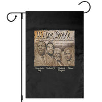 Civil Right Leaders Garden Flag Martin Luther King Malcolm X Frederick Douglass Obama Black History Month