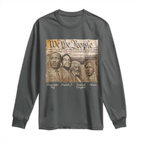 Civil Right Leaders Long Sleeve Shirt Martin Luther King Malcolm X Frederick Douglass Obama Black History Month