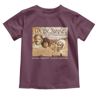 Black Women Leaders Toddler T Shirt Harriet Tubman Shirley Fannie Hamer Sojourner Truth Black History Month