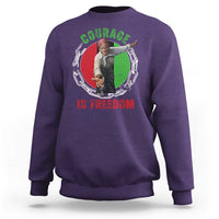 Harriet Tubman Sweatshirt Courage Is Freedom Black History Hero