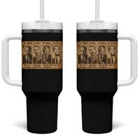 Black Leaders Tumbler With Handle Be Strong Be Brave Be Humble Be Badass African American History Month