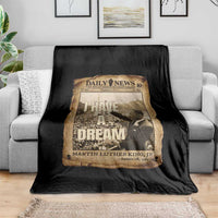 I Have A Dream Martin Luther King MLK Day Throw Blanket March On Washington Black History