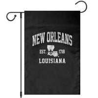 New Orleans Louisiana LA Est 1718 Garden Flag