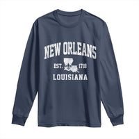 New Orleans Louisiana LA Est 1718 Long Sleeve Shirt