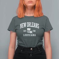 New Orleans Louisiana LA Est 1718 T Shirt For Women
