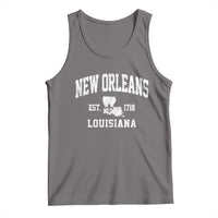 New Orleans Louisiana LA Est 1718 Tank Top