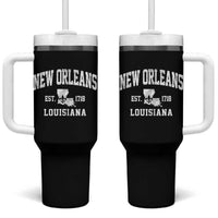 New Orleans Louisiana LA Est 1718 Tumbler With Handle