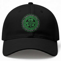Irish Blessing May The Road Rise To Meet You Baseball Cap Celtic Knot Shamrock
