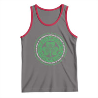 Irish Blessing May The Road Rise To Meet You Tank Top Celtic Knot Shamrock
