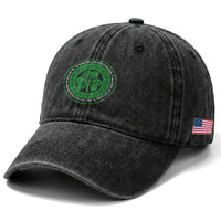 Irish Blessing May The Road Rise To Meet You Washed Cotton Baseball Cap Celtic Knot Shamrock