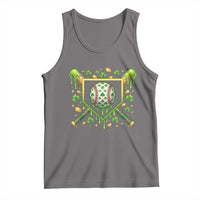 St Patricks Day Baseball Ice Cream Drip Home Plate Tank Top
