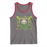 St Patricks Day Baseball Ice Cream Drip Home Plate Tank Top