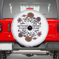 May You Have The Confidence Of A Mediorcre White Man Spare Tire Cover Vintage Floral
