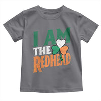 Funny Irish St Patrick's Day I Am The Redhead Toddler T Shirt Ireland Flag Shamrock