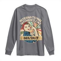 International Women's Day IWD 8 March 2025 Long Sleeve Shirt