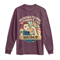 International Women's Day IWD 8 March 2025 Long Sleeve Shirt