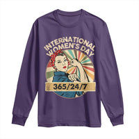 International Women's Day IWD 8 March 2025 Long Sleeve Shirt