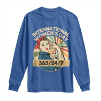 International Women's Day IWD 8 March 2025 Long Sleeve Shirt
