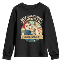International Women's Day IWD 8 March 2025 Youth Sweatshirt