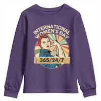 International Women's Day IWD 8 March 2025 Youth Sweatshirt
