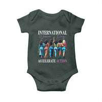 International Women's Day 2025 Baby Onesie Accelerate Action 8 March IWD