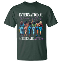 International Women's Day 2025 T Shirt Accelerate Action 8 March IWD