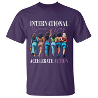 International Women's Day 2025 T Shirt Accelerate Action 8 March IWD