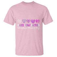 International Women's Day 2025 T Shirt Accelerate Action IWD 8 March