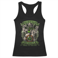 Irish Viking Racerback Tank Top Brave Son Of Ireland Valhalla Embrace The Viking Spirit