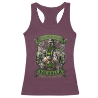 Irish Viking Racerback Tank Top Brave Son Of Ireland Valhalla Embrace The Viking Spirit
