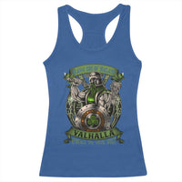 Irish Viking Racerback Tank Top Brave Son Of Ireland Valhalla Embrace The Viking Spirit