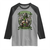 Irish Viking Raglan Shirt Brave Son Of Ireland Valhalla Embrace The Viking Spirit
