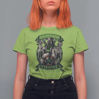 Irish Viking T Shirt For Women Brave Son Of Ireland Valhalla Embrace The Viking Spirit